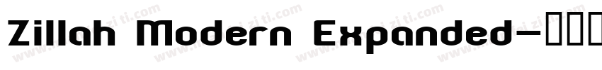 Zillah Modern Expanded字体转换